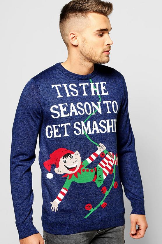 Get Smashed Christmas Jumper